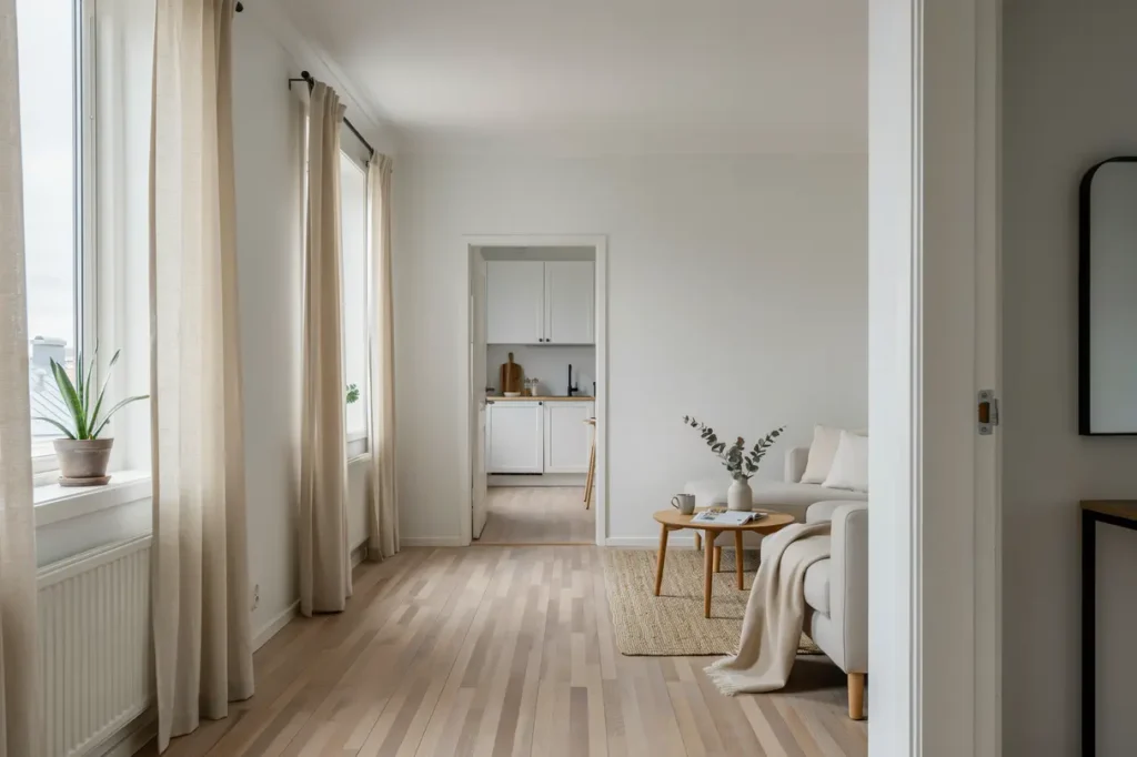 l genhetsrenovering med nya ytskikt och slipade parkettgolv i kvilleb cken hisingen