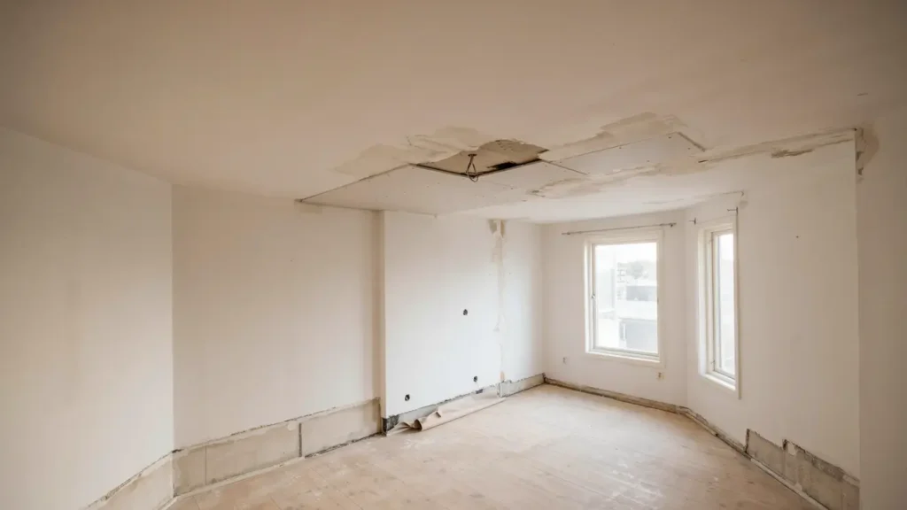 renovering av innertak efter takl cka i kvilleb cken hisingen